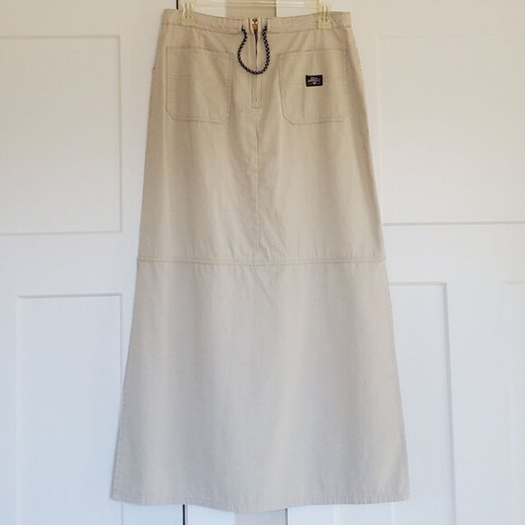 Blue Asphalt Denim Pencil Cream Color Skirt. Size M - Picture 3 of 7